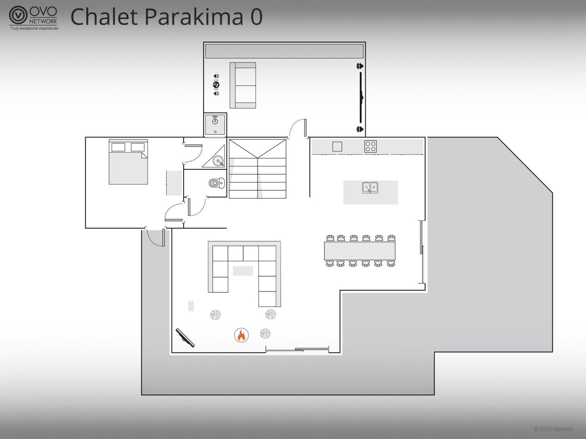 Chalet Parakima - Ovo Network 마니고 외부 사진